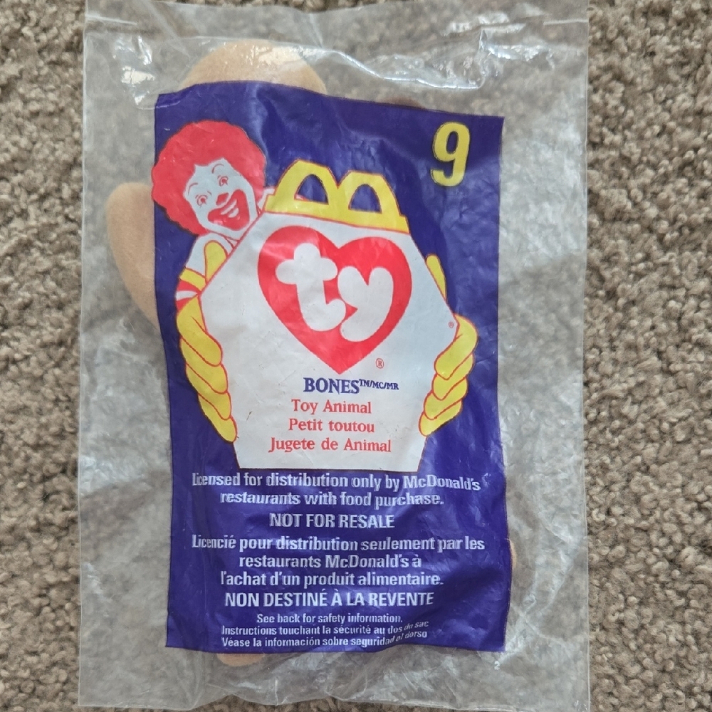 NWT McDonald's TY Beanie Baby Bones